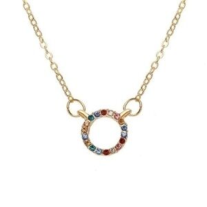 🆕 Multi Colored Rhinestone Necklace